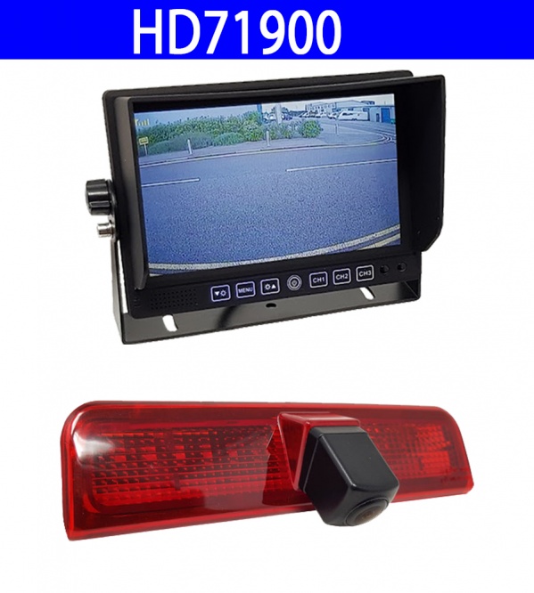 VW Caddy brake light reversing camera and 7 inch dash monitor